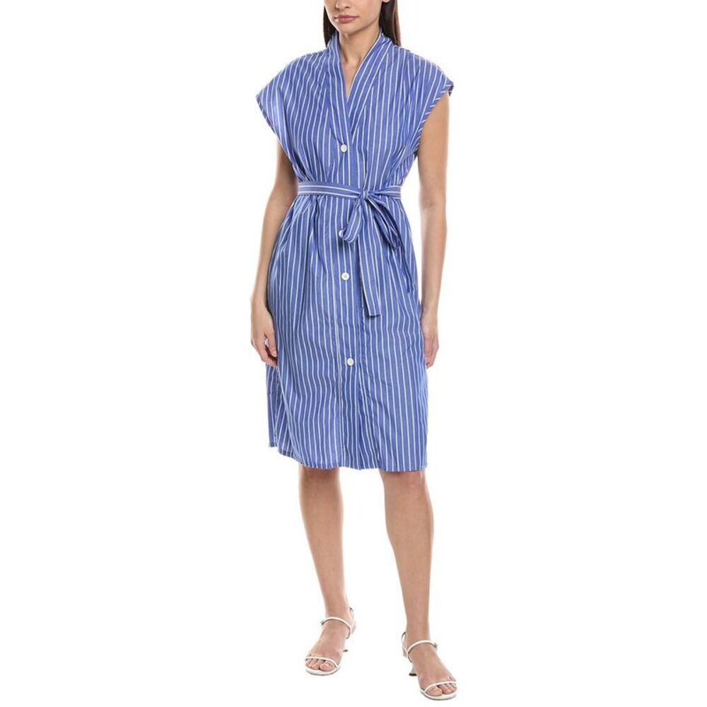 Loup Womens  Tina Midi Dress, Blue